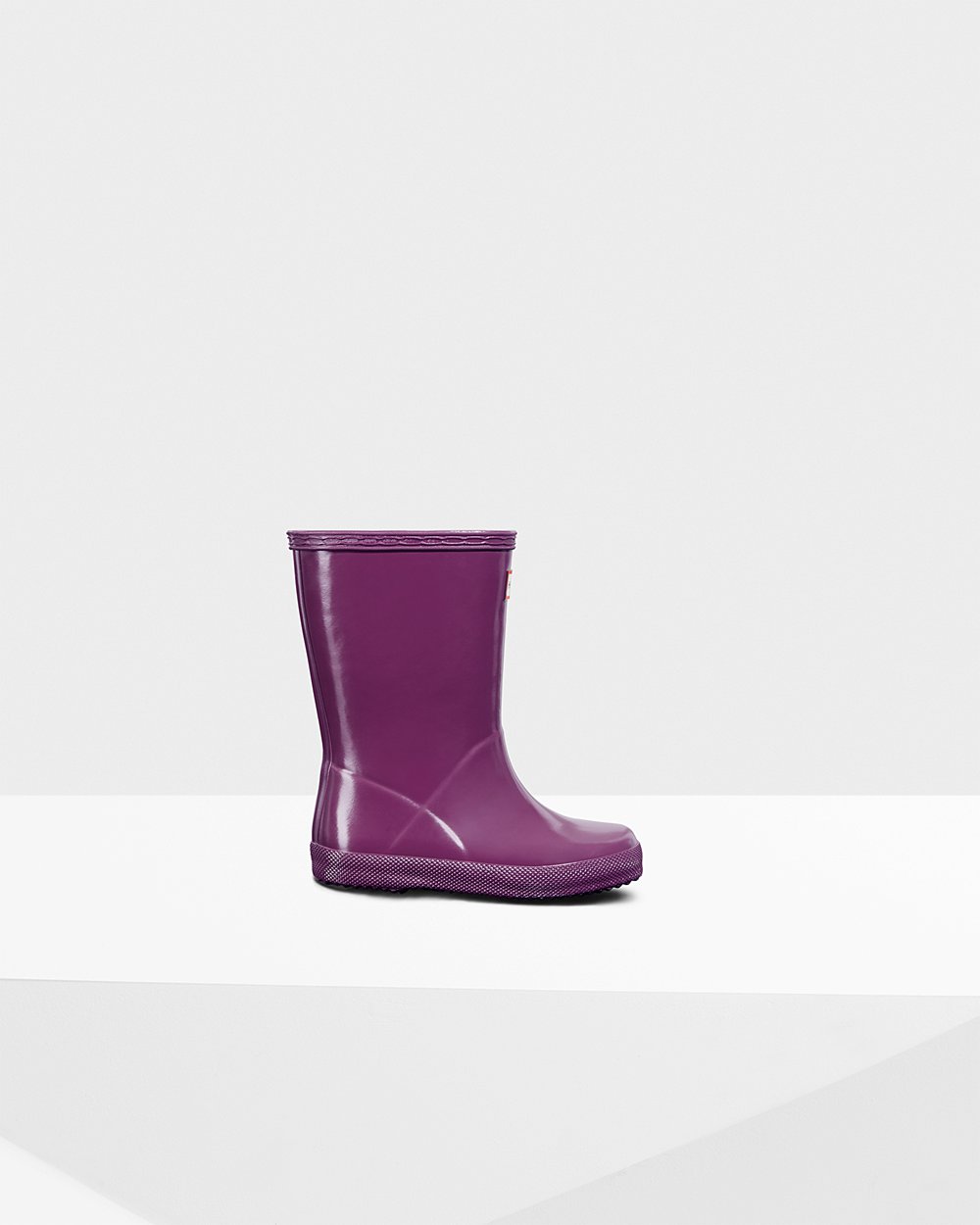 Kids Hunter Original First Classic Gloss - Rain Boots Purple - 0476-ERCAV